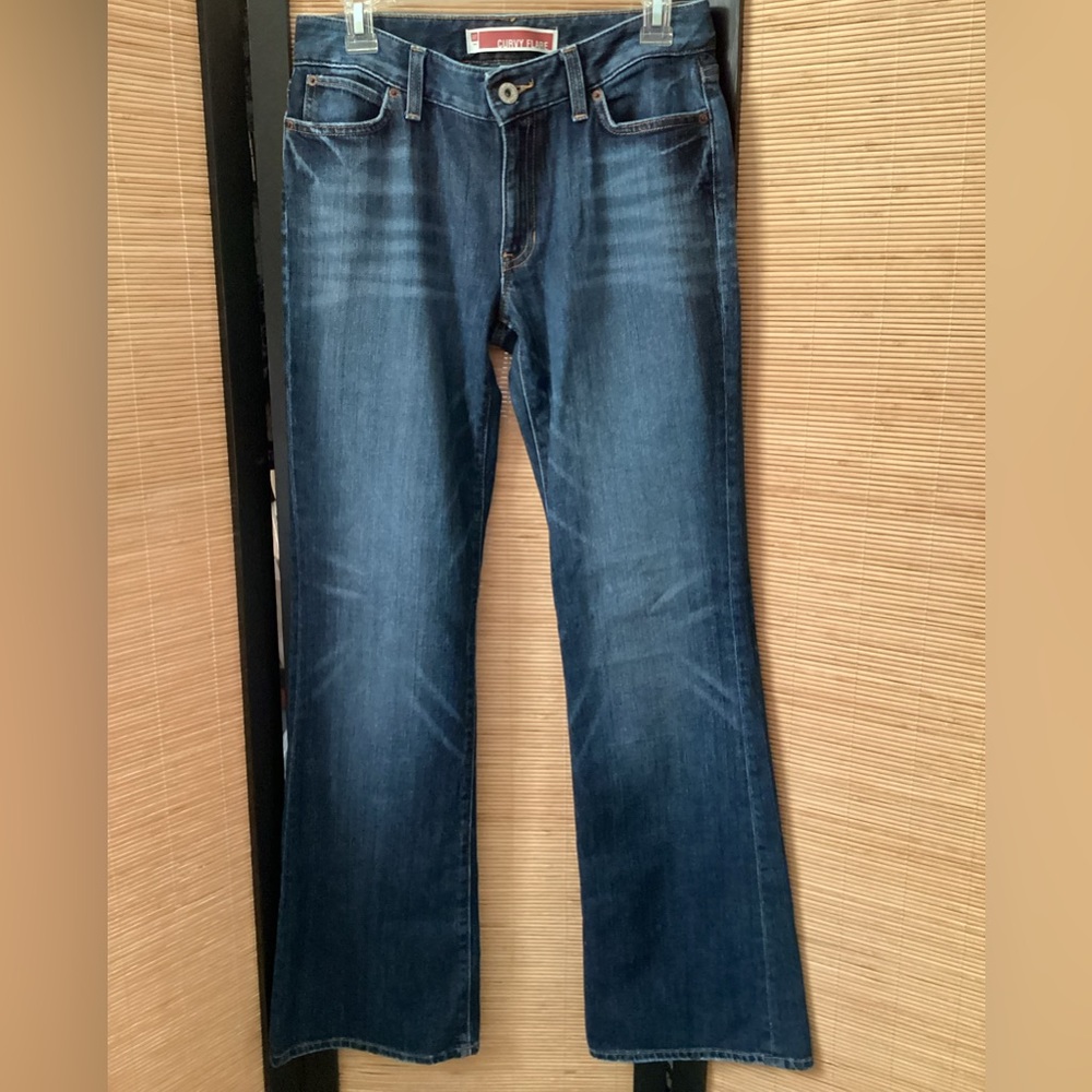 💗 GAP curvy flare jeans 4 Regular EUC 30” waist